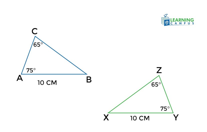 Corresponding Angles in Triangles