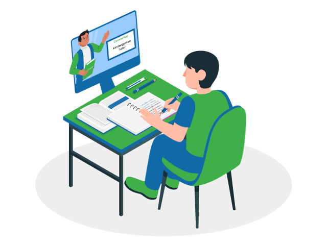 Hire an Online kindergarten tutor. 