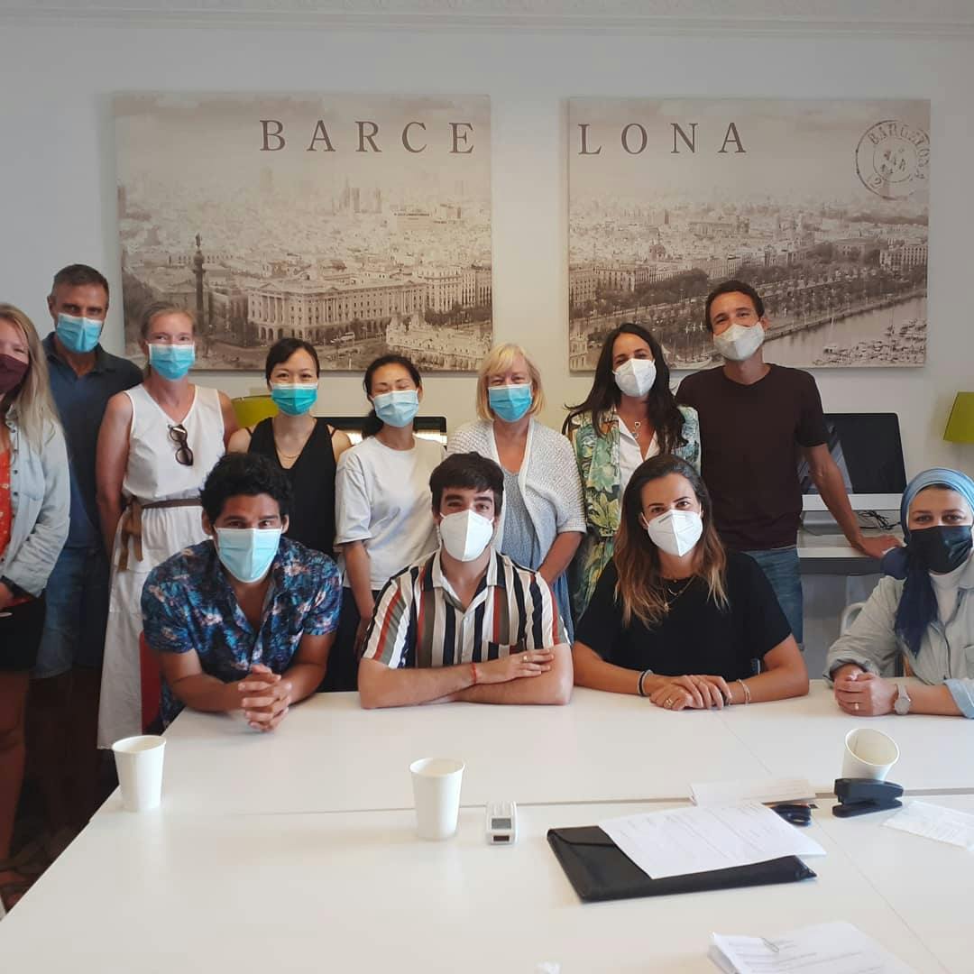 Alumnos y profesores de ELE Barcelona 