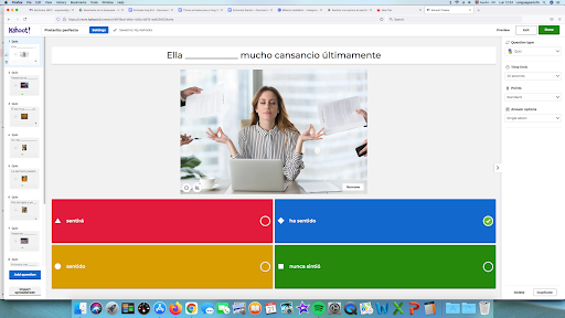 Kahoot es una app gratuita para generar cuestionarios de evaluación interactivos. 