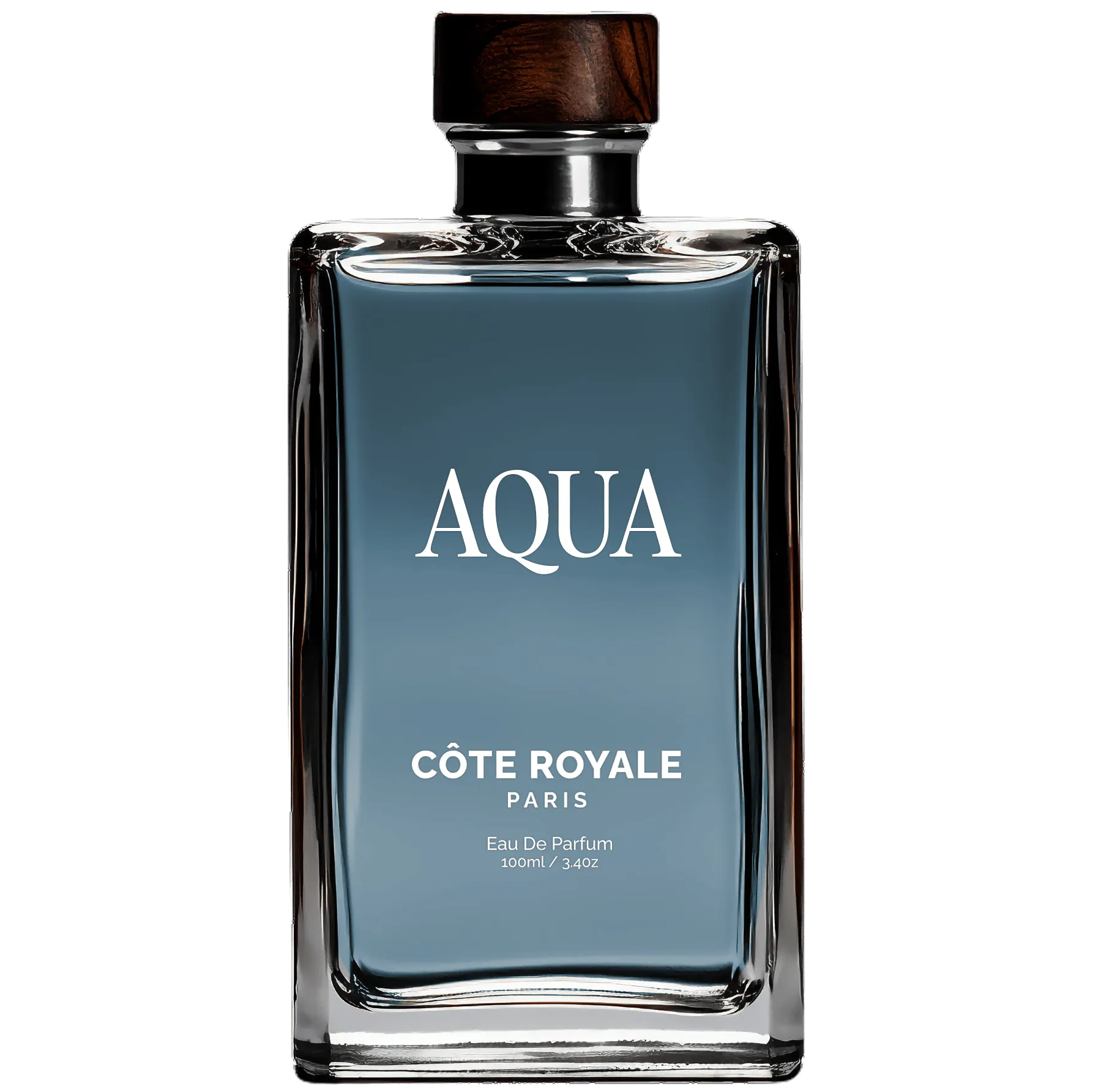 A bottle of Aqua cologne