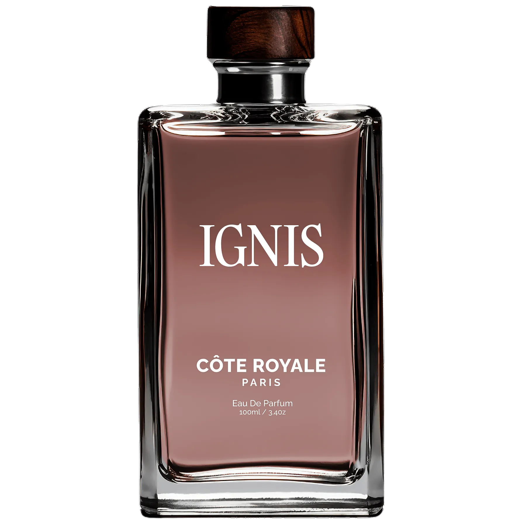 A bottle of Ignis cologne