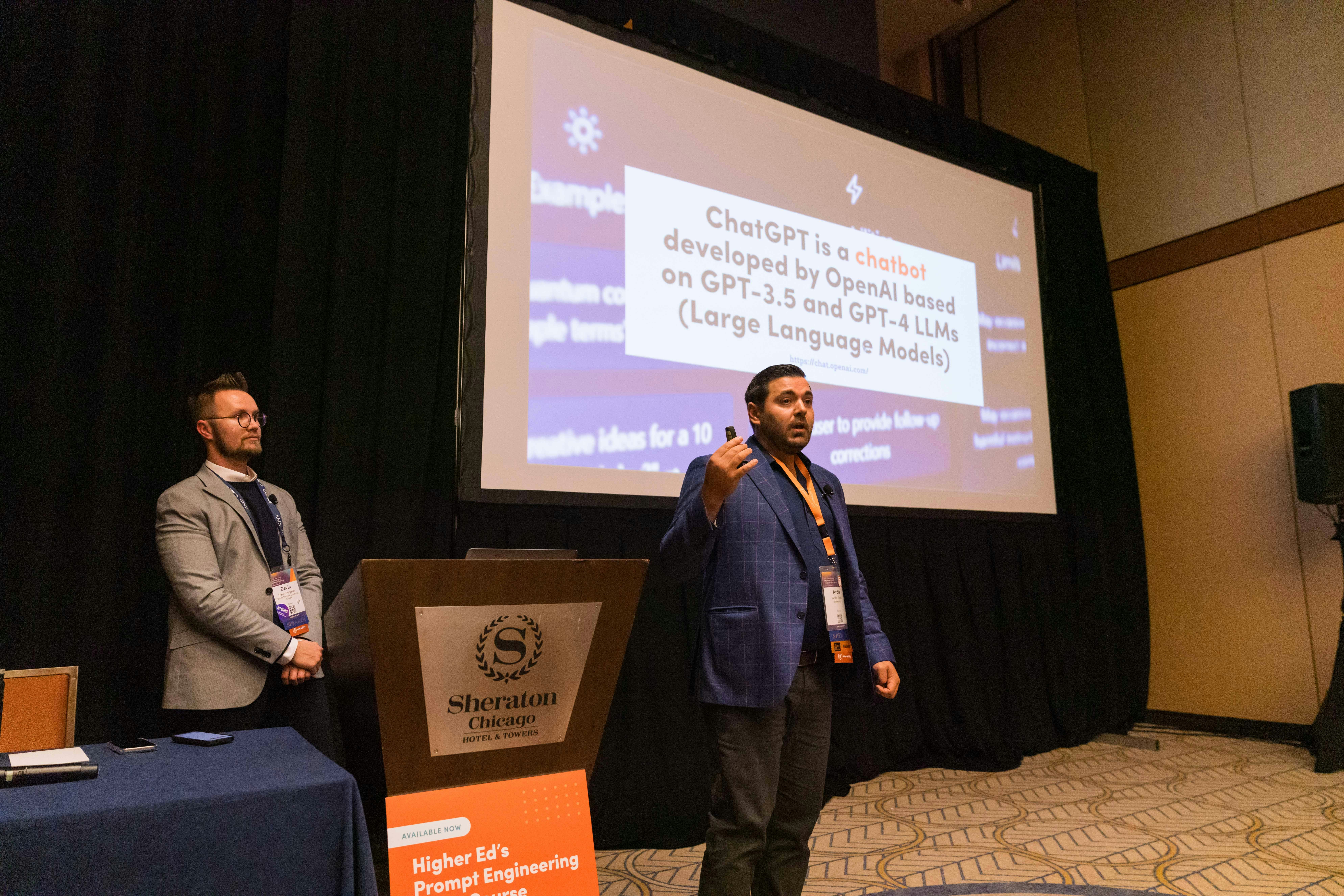Element451 Founder + CEO, Ardis Kadiu, presenting at AMA 2023.