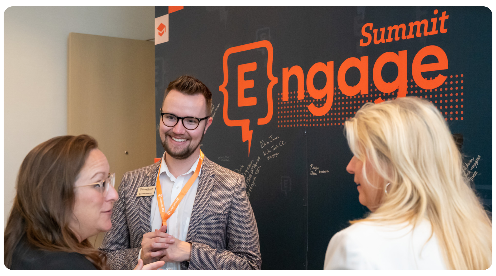 Attendees mingle at the Element451 Engage Summit