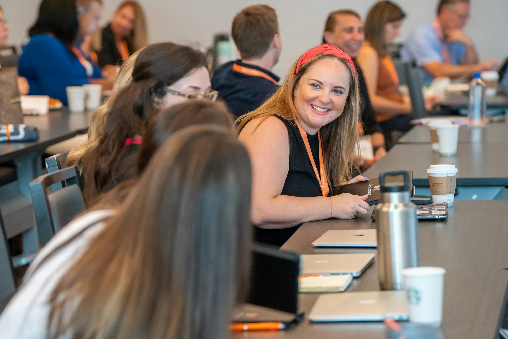 Attendees at Engage Summit mingle and discuss the amazing sessions and speakers