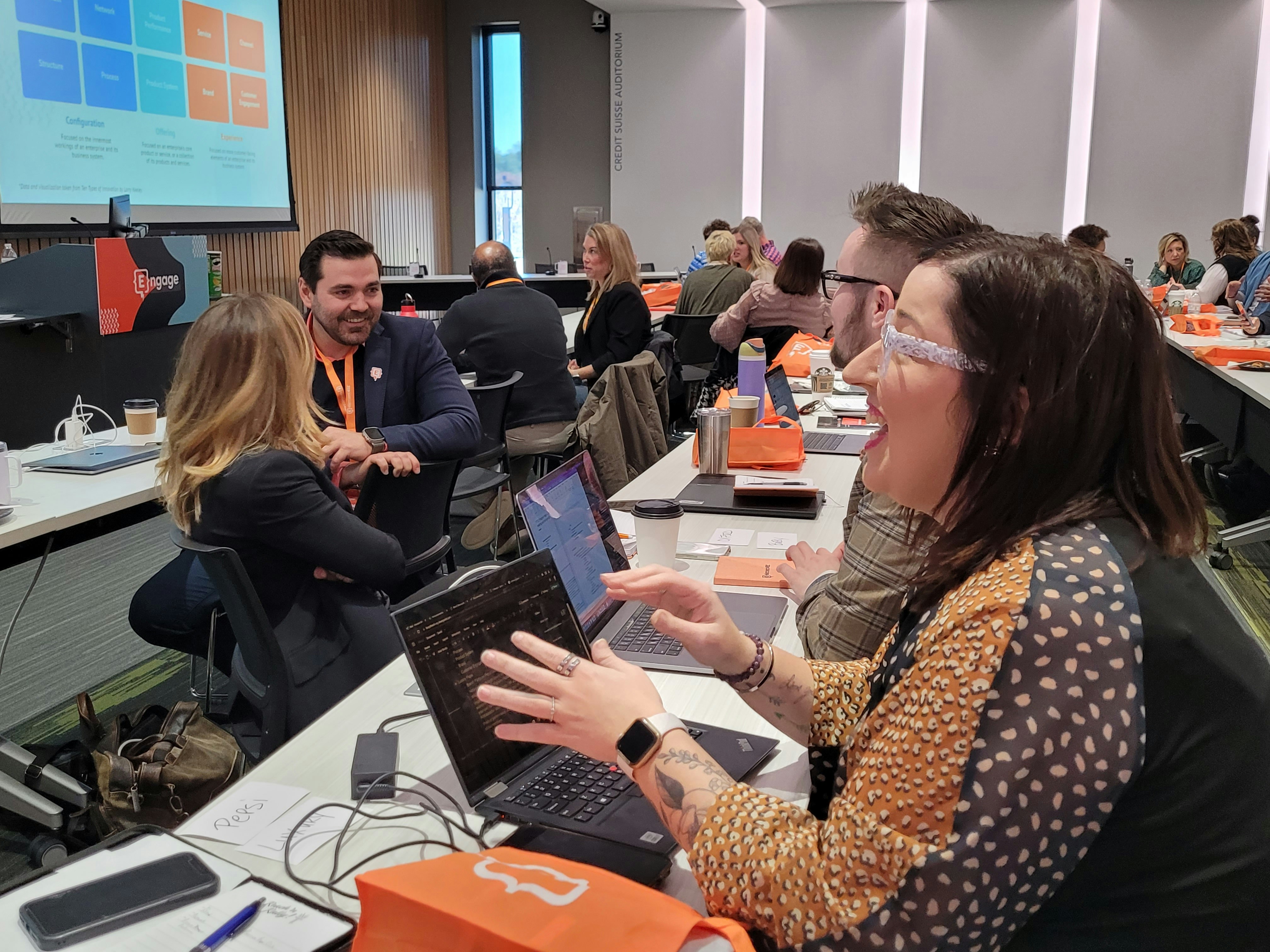 Element451 staff and higher education professionals at the Engage @ Wake Tech conference