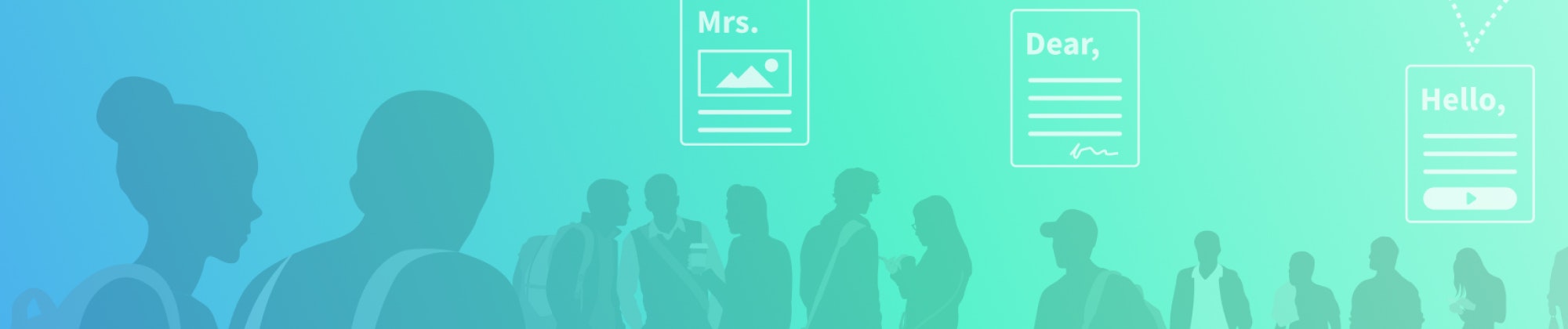 Multiple students looking at their cell phones.