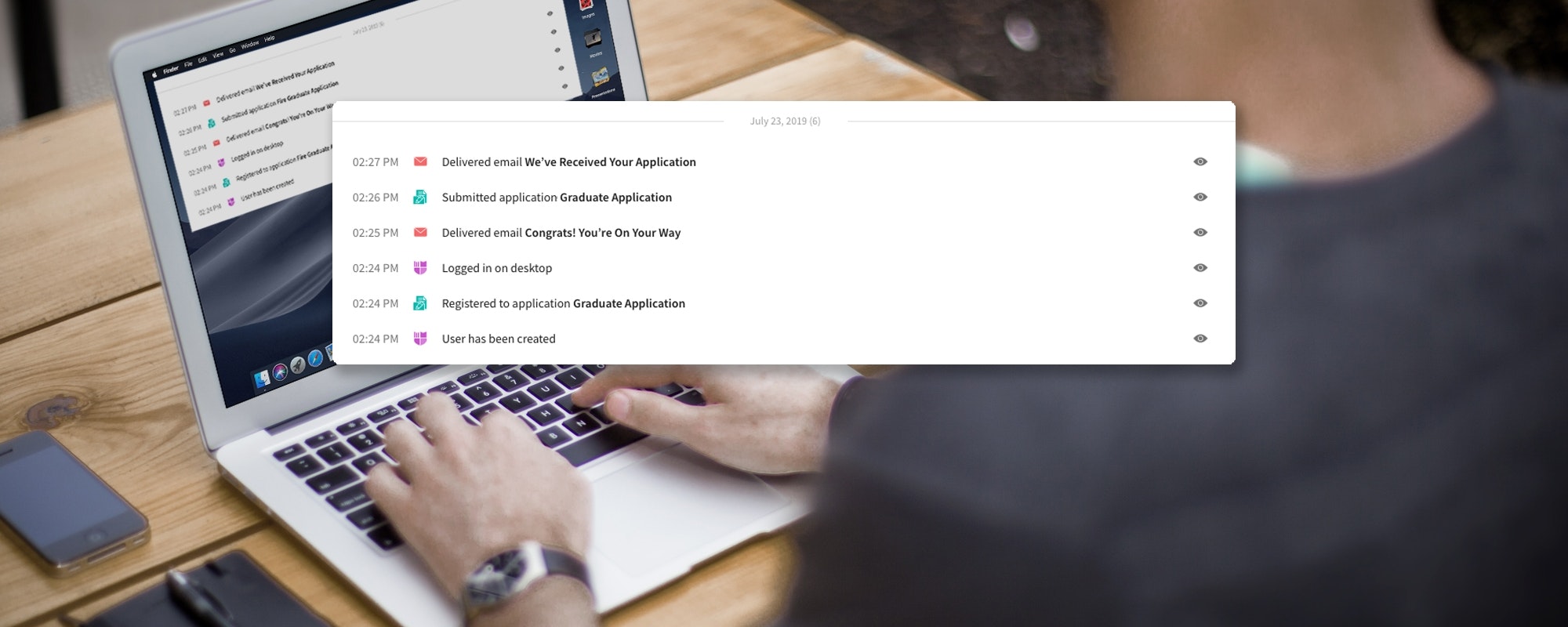 A screenshot of Villa Maria College progress check.