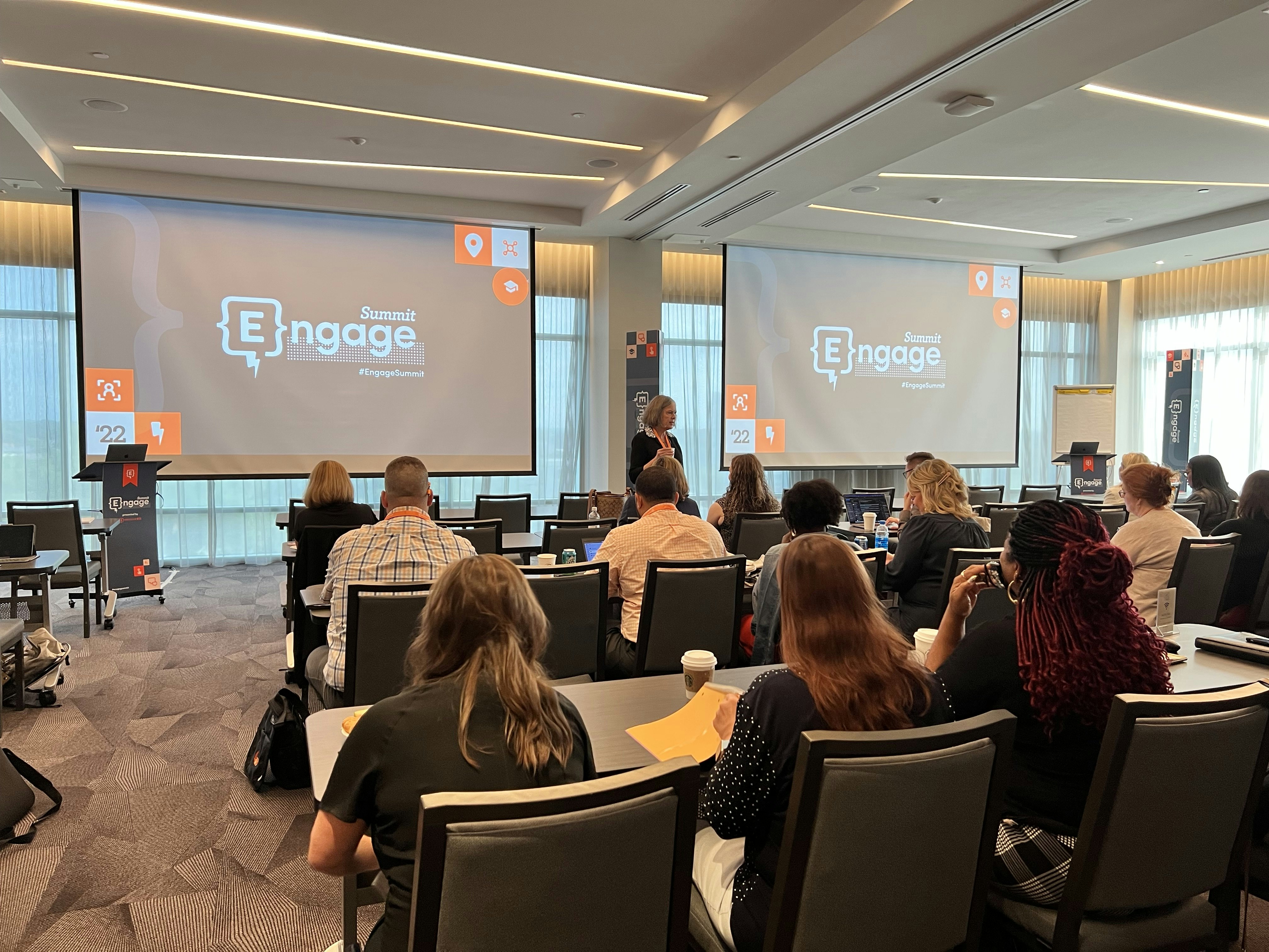 Attendees at a session at Engage Summit 2022