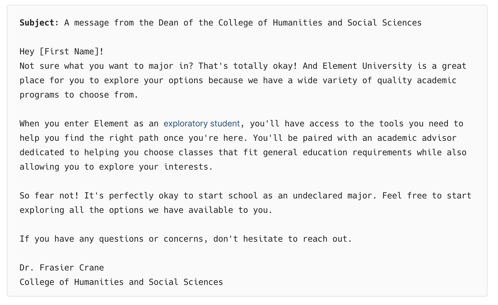 email sample for ChatGPT webinar