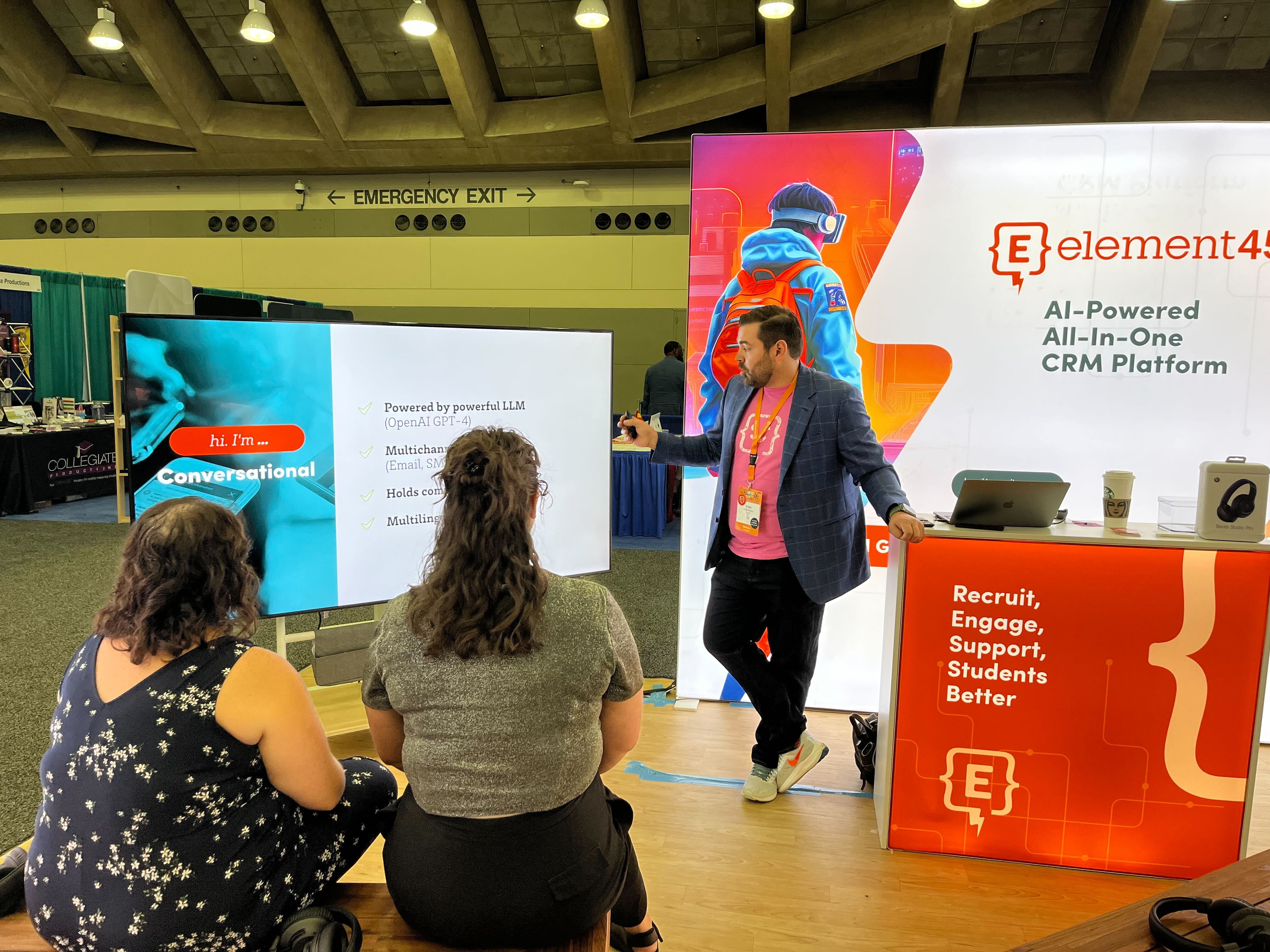 The Element451 team at a conference