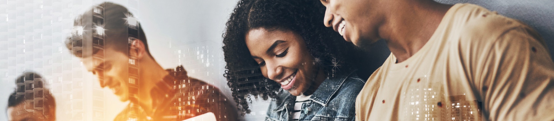 College Students interacting with AI technology