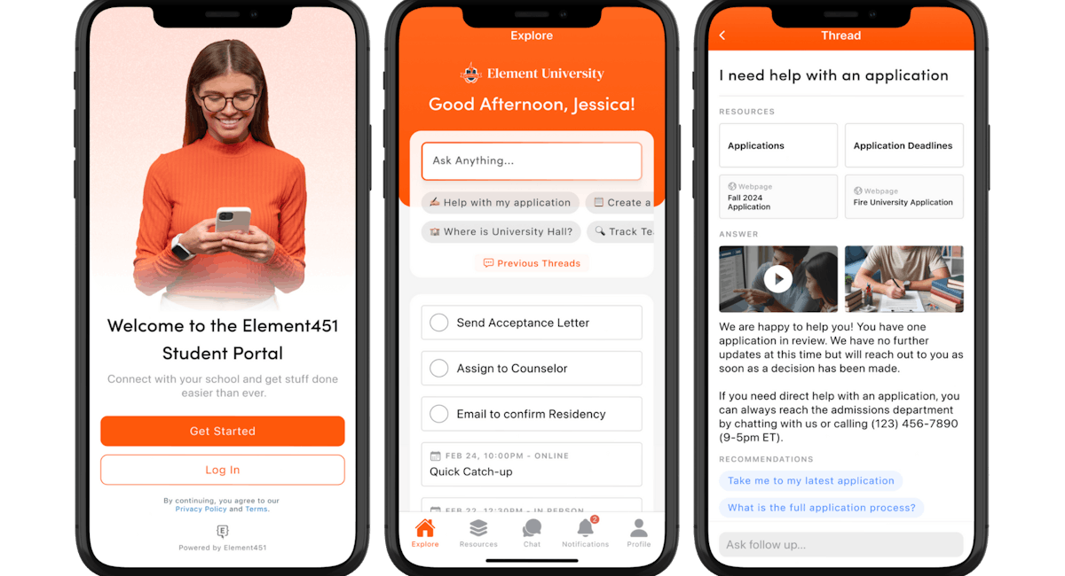 StudentHub Element451 StudentHub Element451