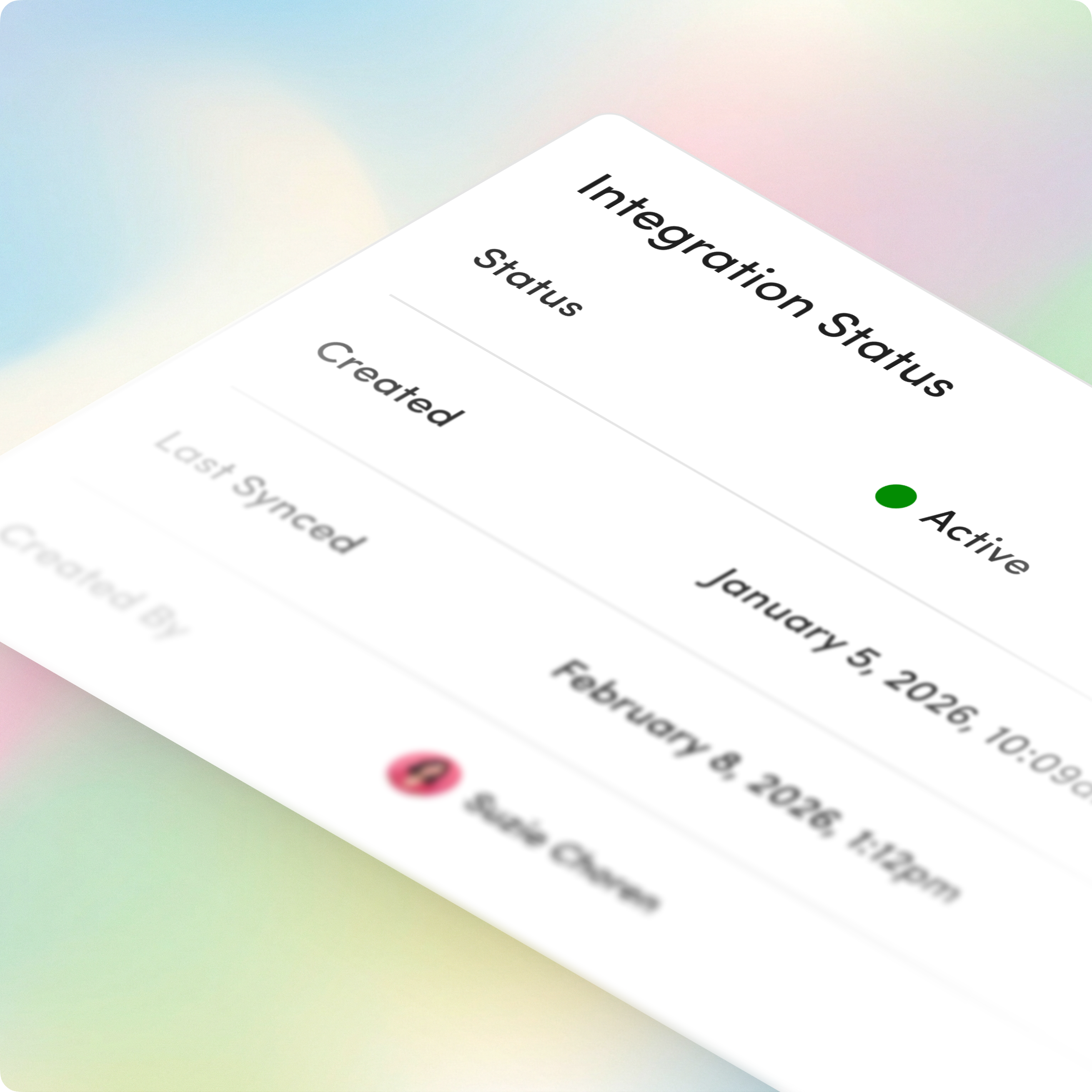 screen in Element451 showing course data integration status