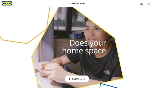 Ikea's Life at Home microsite