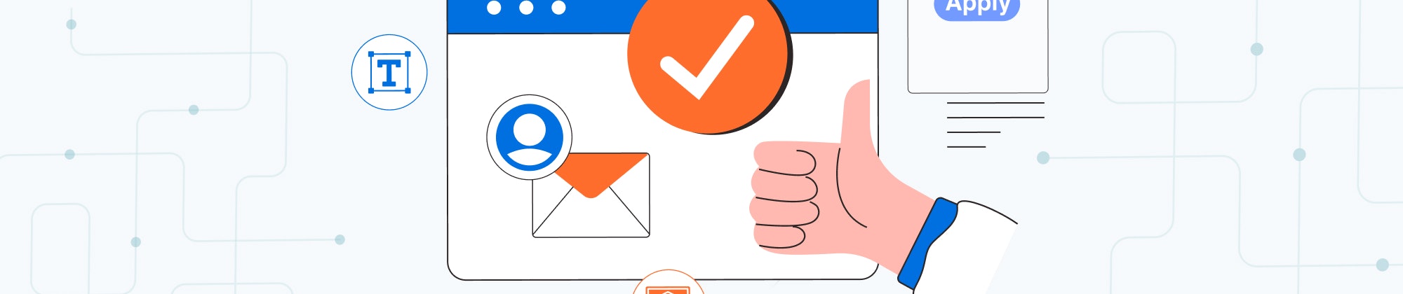 Graphical user interface, Artificial Intelligence in enrollment: email, applications, text box