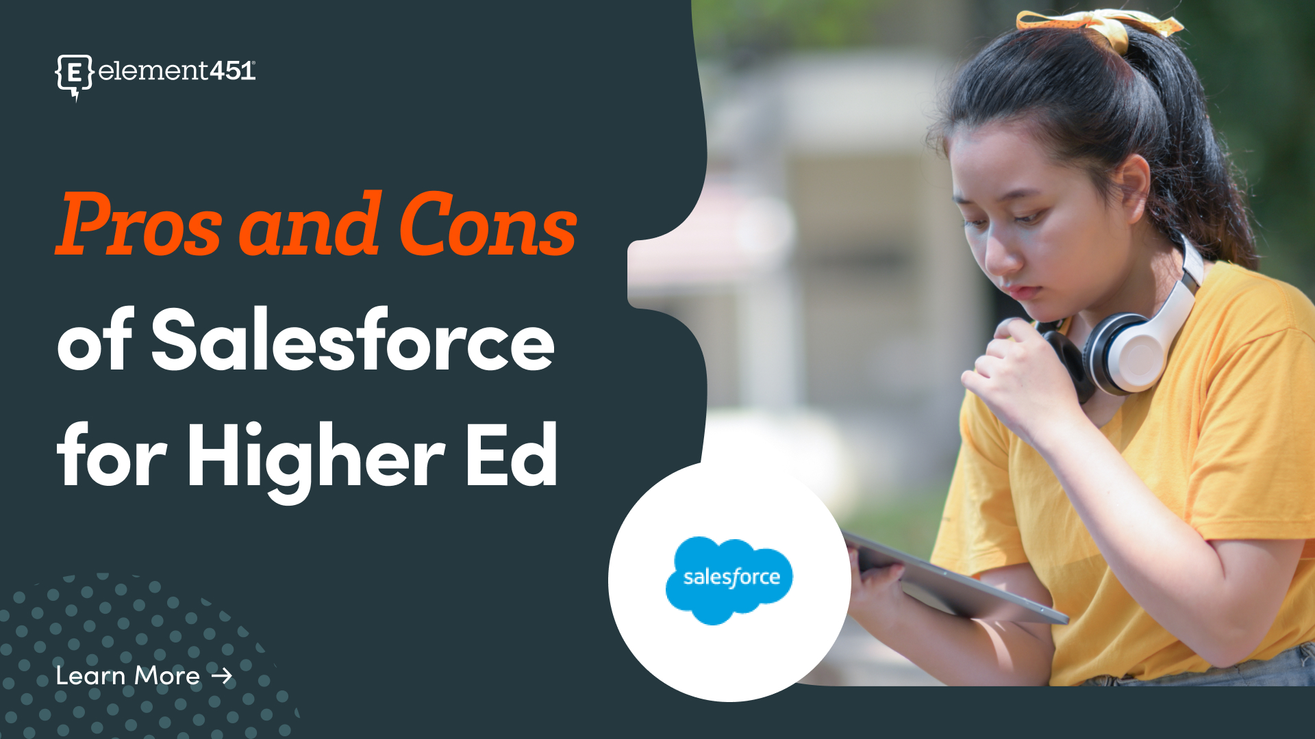 Pros and Cons of Salesforce for Higher Ed Element451