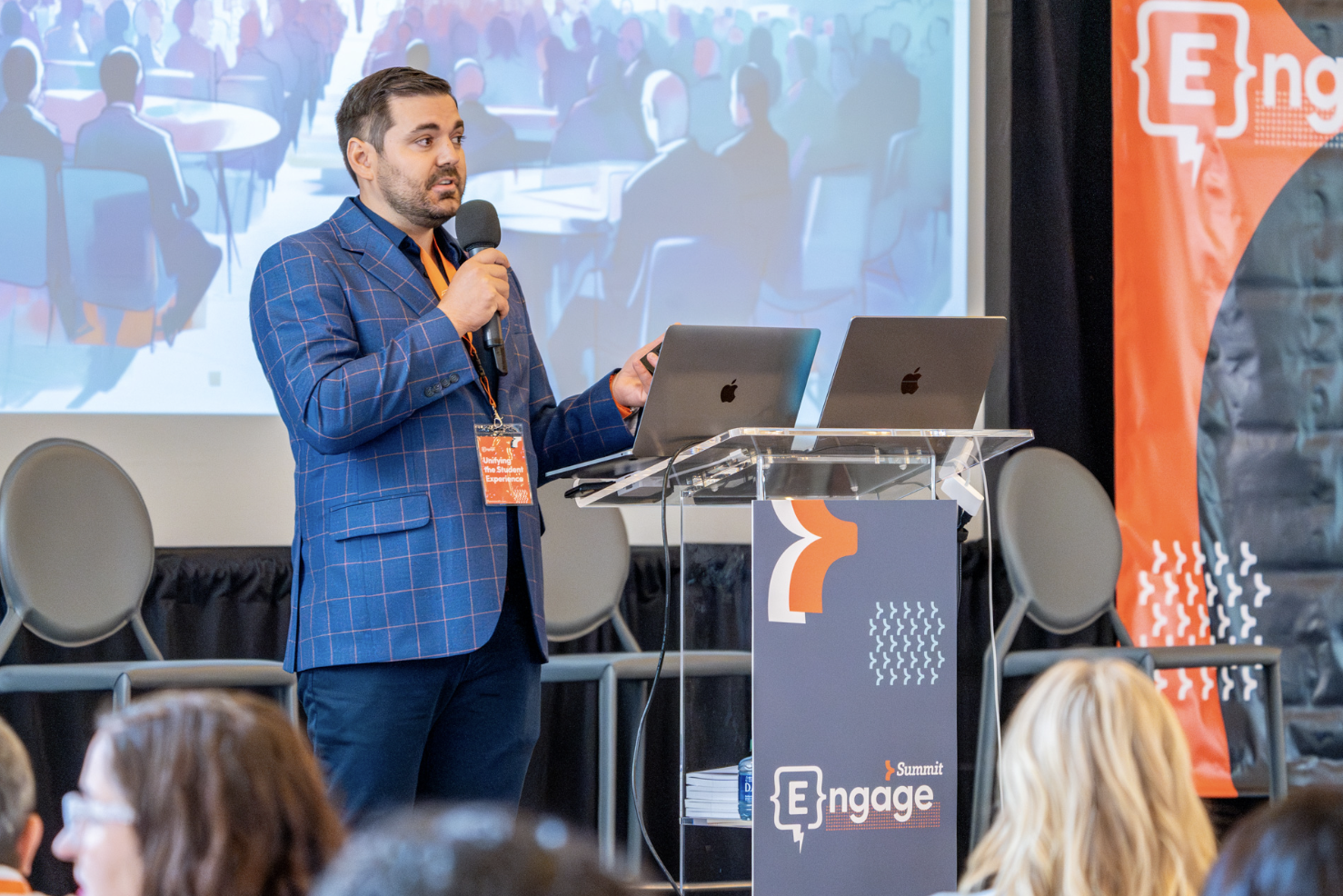 Ardis Kadiu presenting at the 2023 Engage Summit