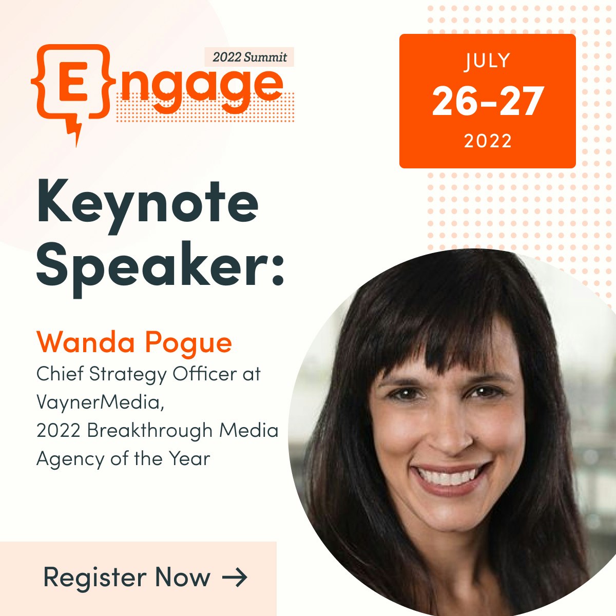 Wanda PogueGlobal Chief Strategy OfficerVaynerMedia