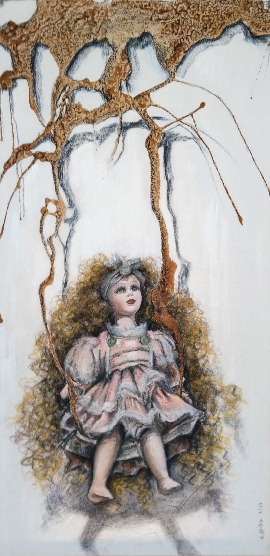 Elena Griva's painting – Porcelain
