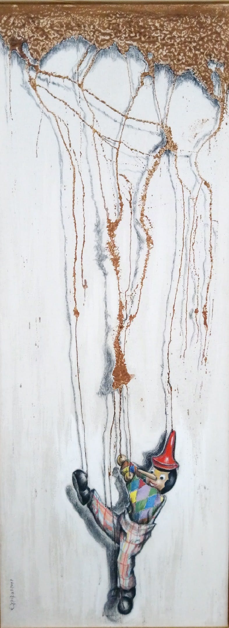 Elena Griva's painting – Vero o Falso