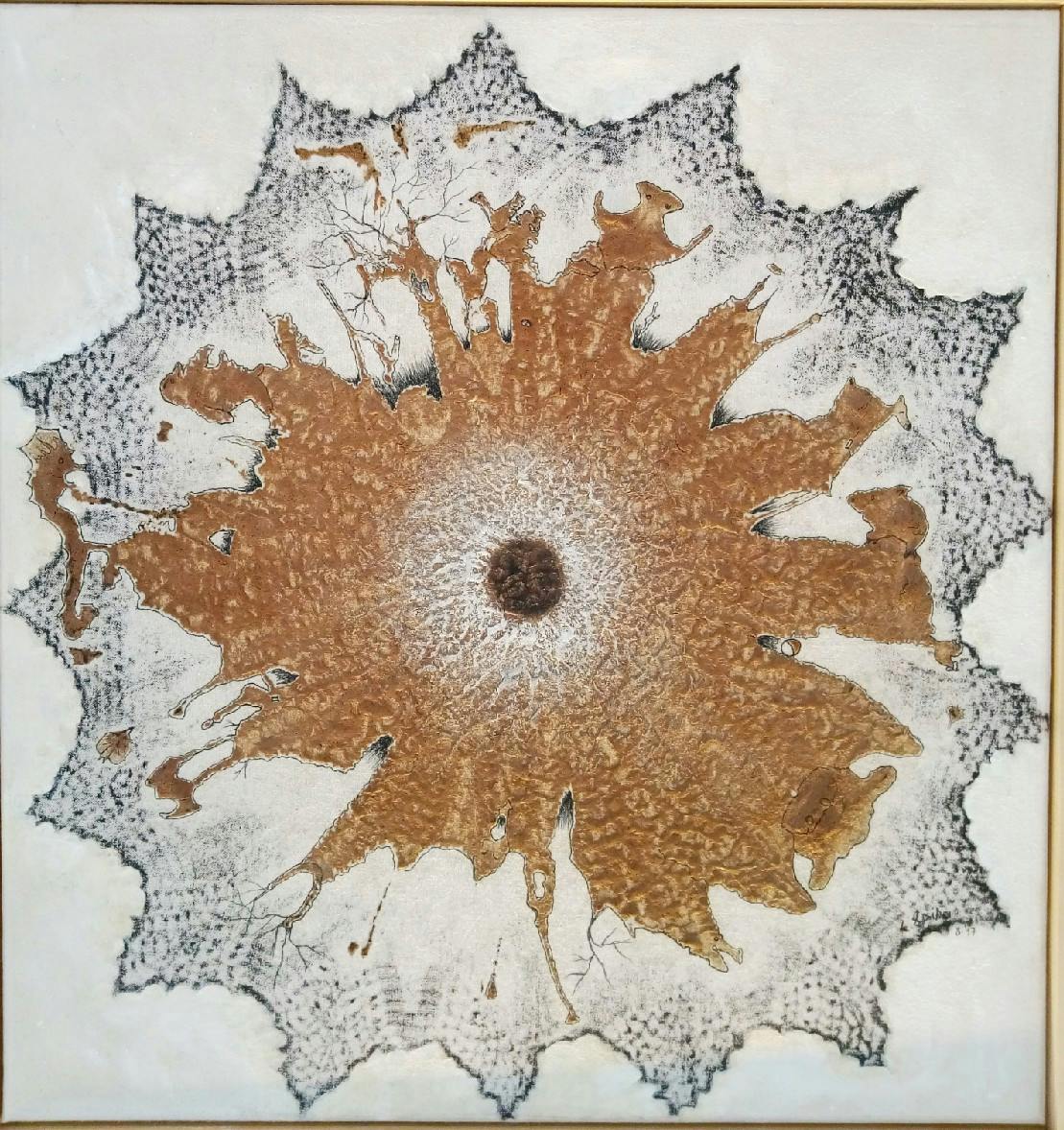 Elena Griva's painting – Genesis - Big Bang