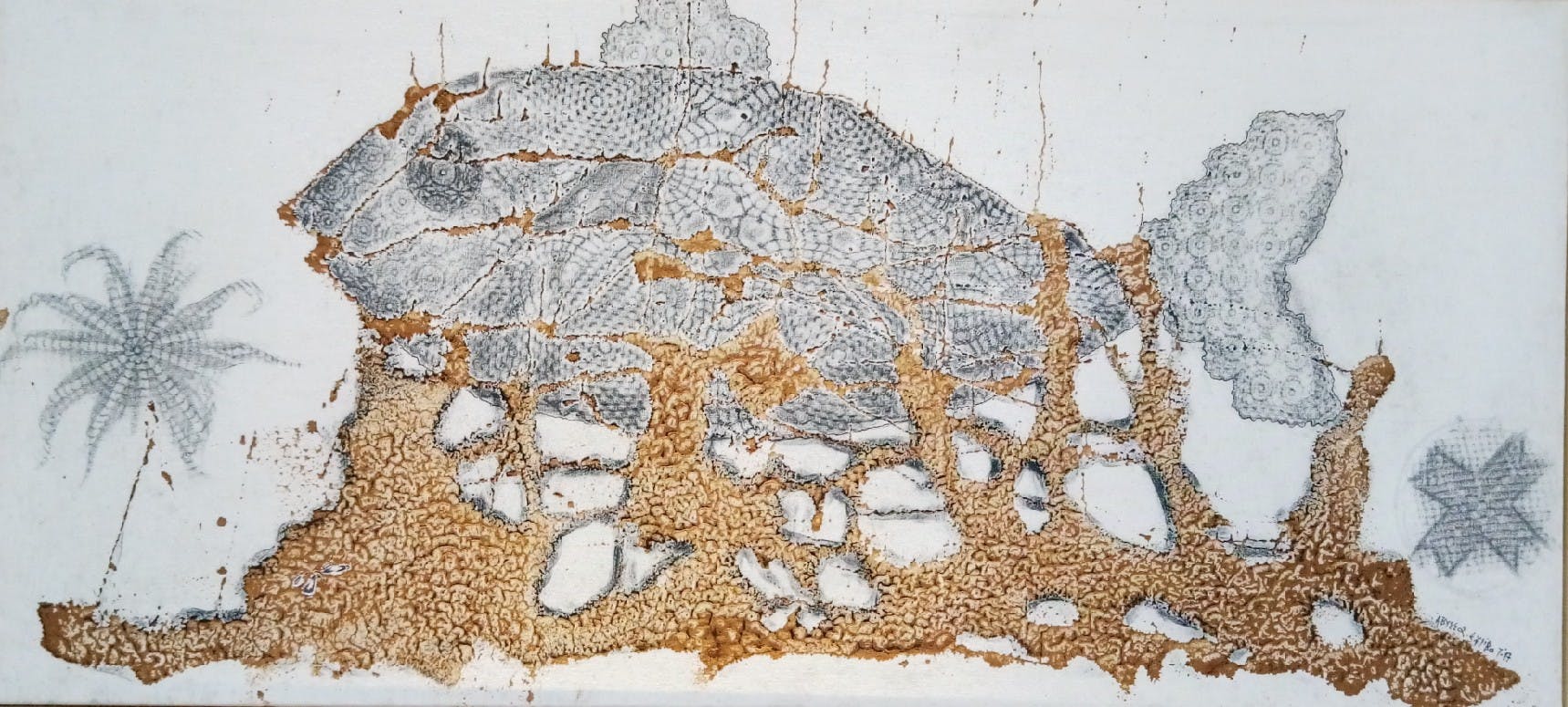Elena Griva's painting – Ιχθύς