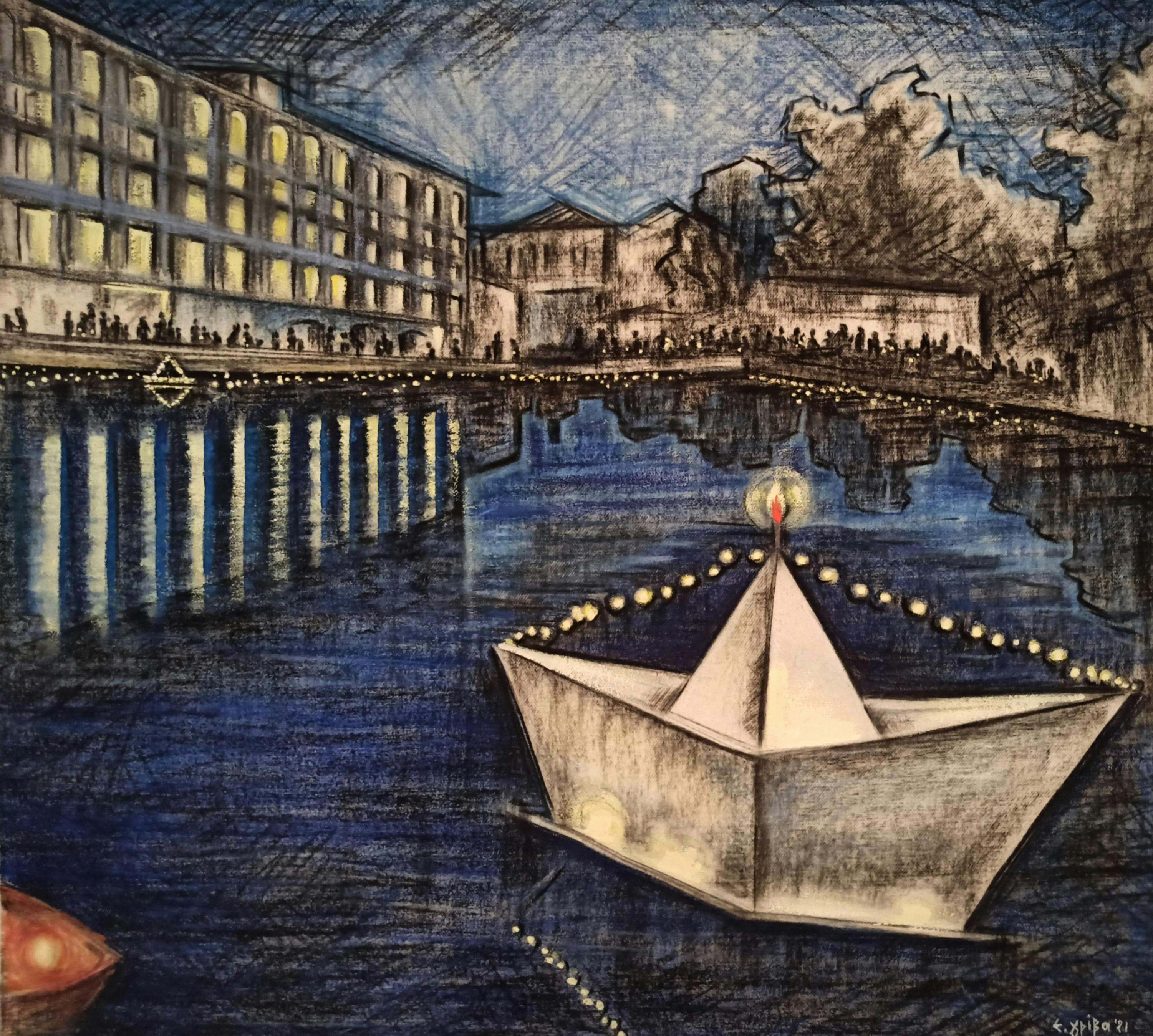 Elena Griva's painting – 3rd of December of 2021