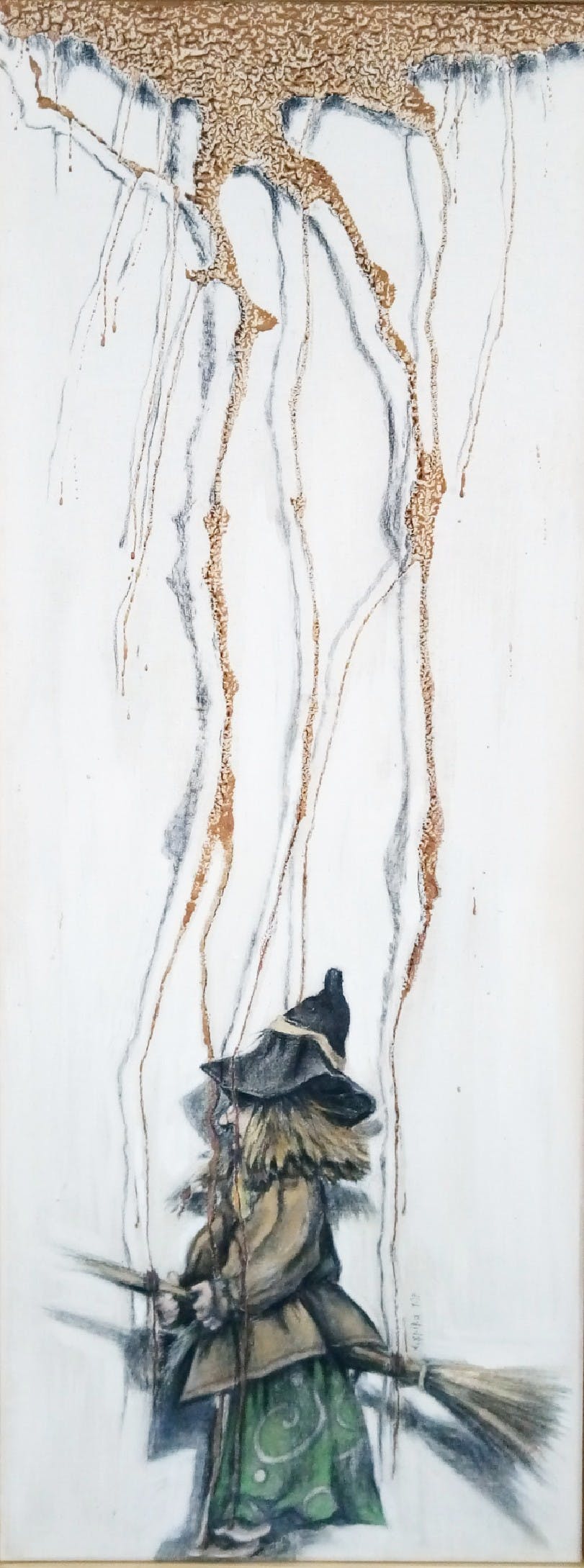 Elena Griva's painting – Witch