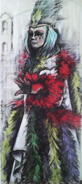 Elena Griva's painting – Contrast