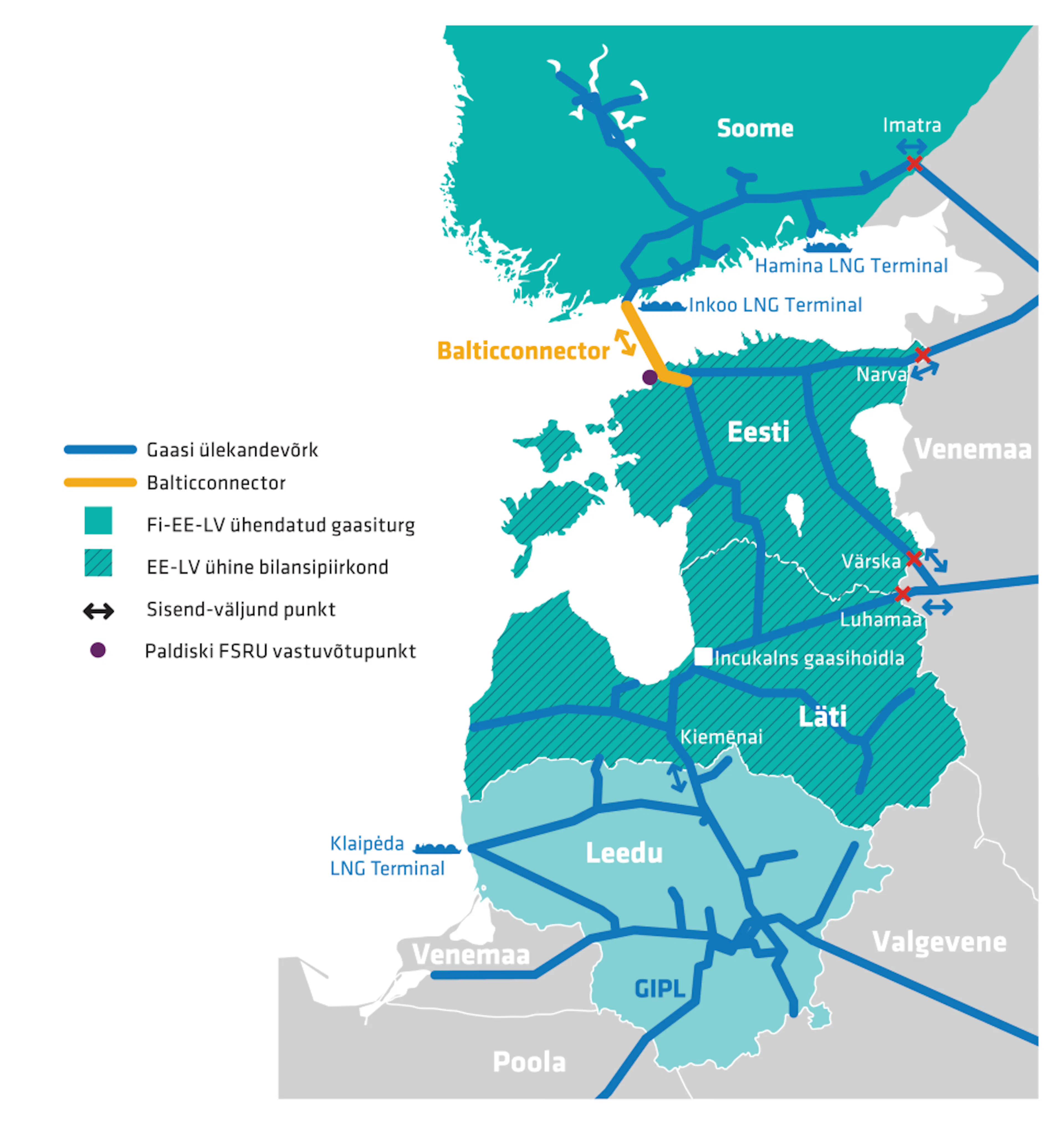 Eesti-Läti ühise bilansitsooni kaart