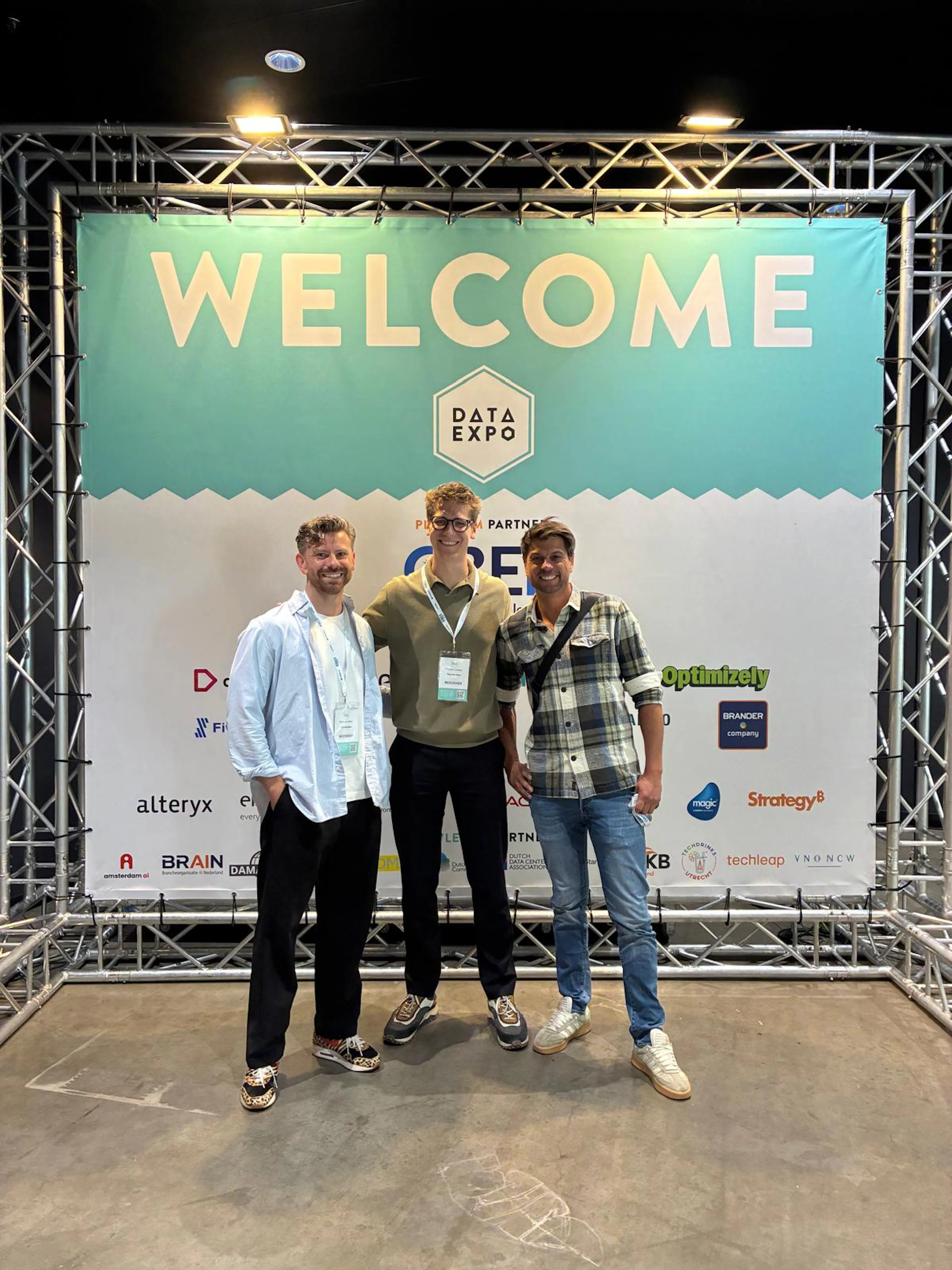 Raico, Thijmen en IT'er op een event