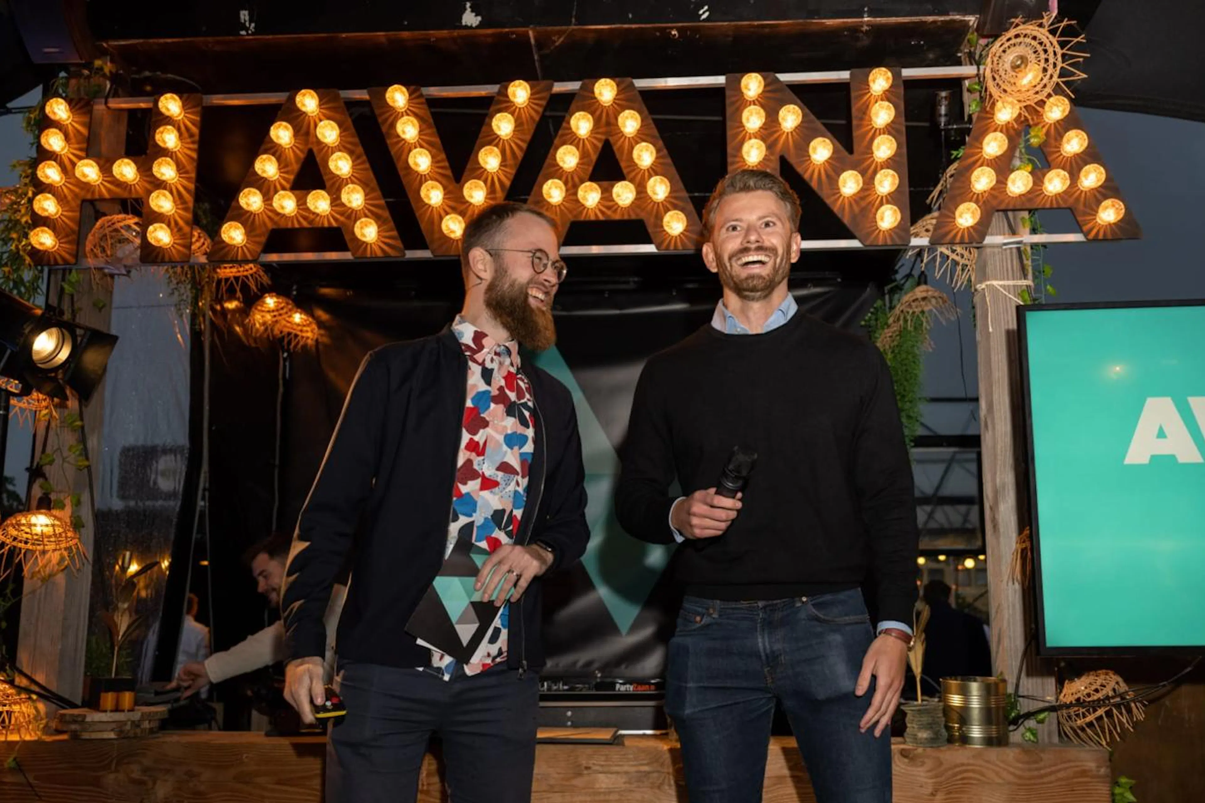 Raico en IT'er op een podium