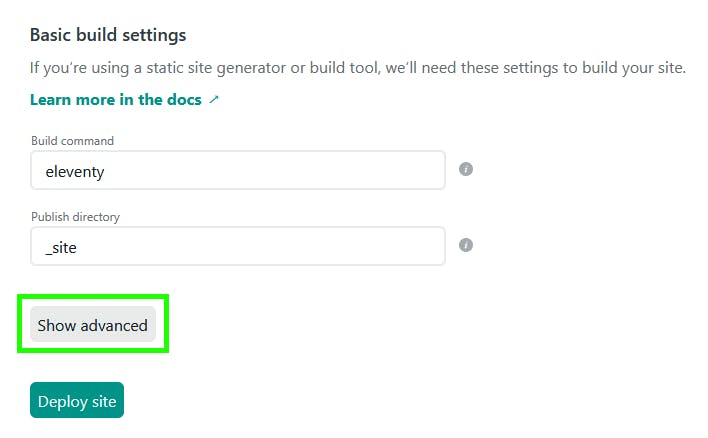 Netlify Deploy Set up