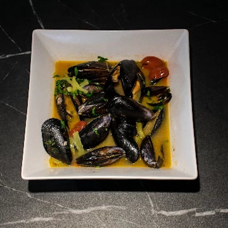 mussels steamed