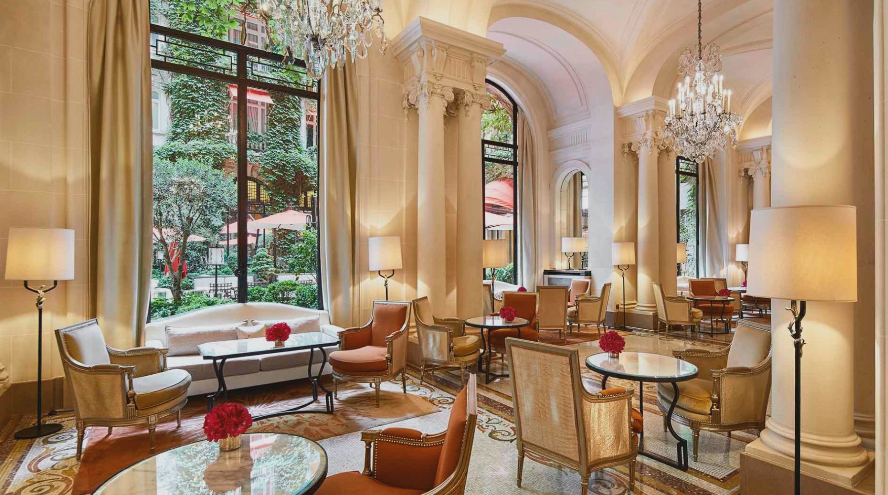 Restaurant de l'hotel Plaza Athénée 