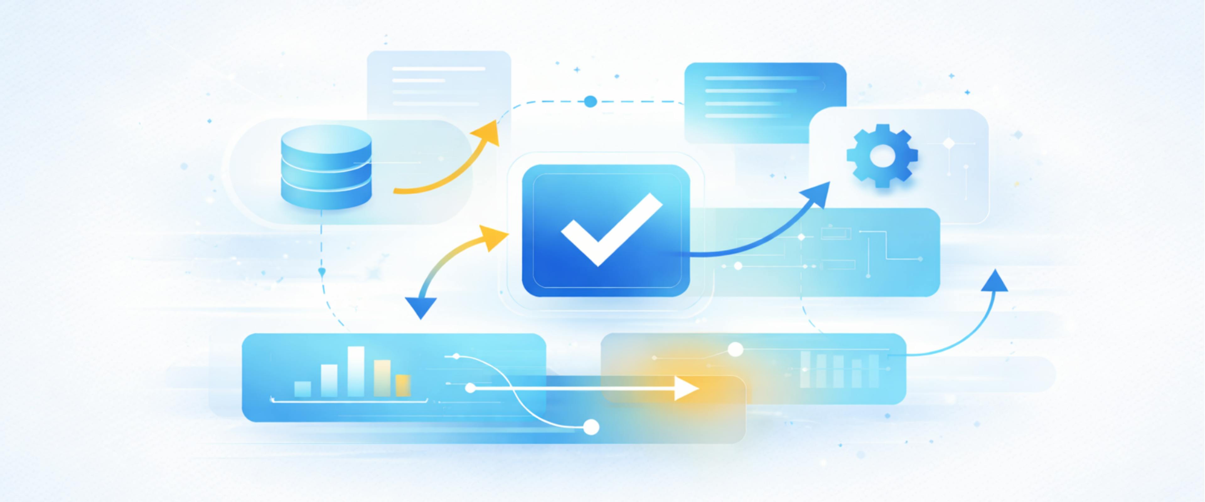 Diagram showing automated systems operating reliably after delivery