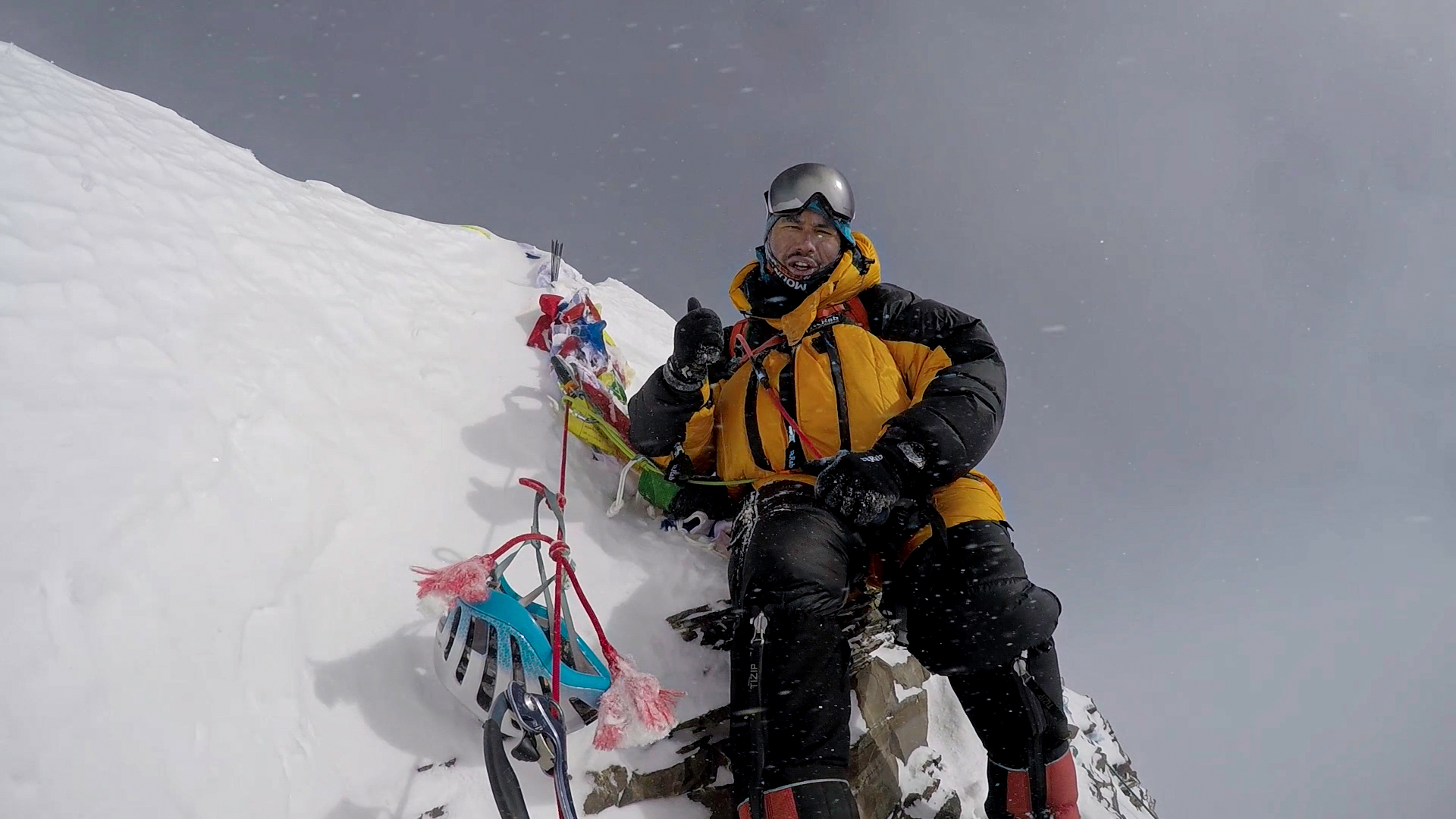 Nims on the summit of Lhotse 2017