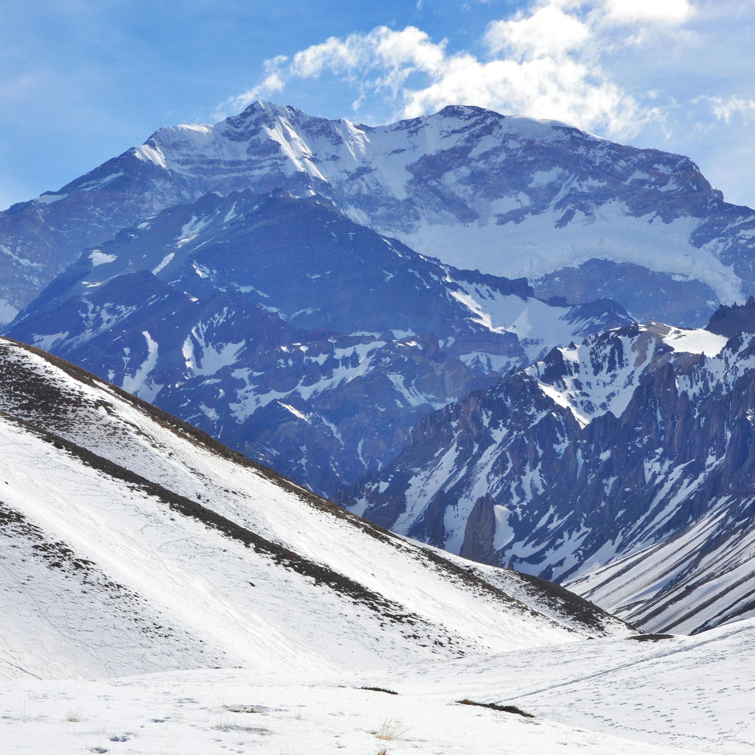 Aconcagua with snow
