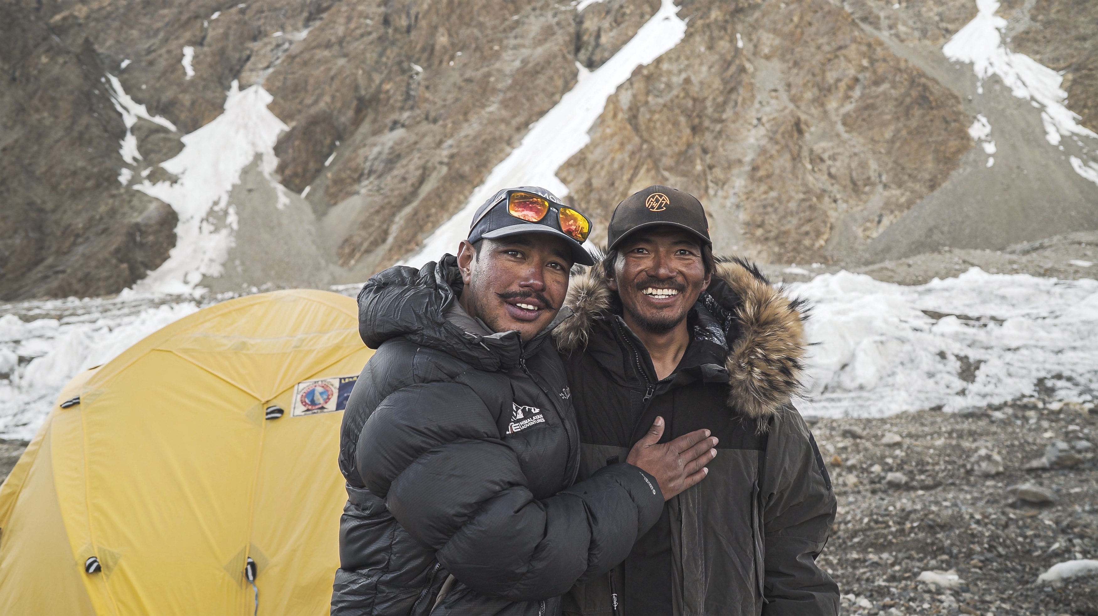 Nims and Mingma David in K2 during Project Possible mission