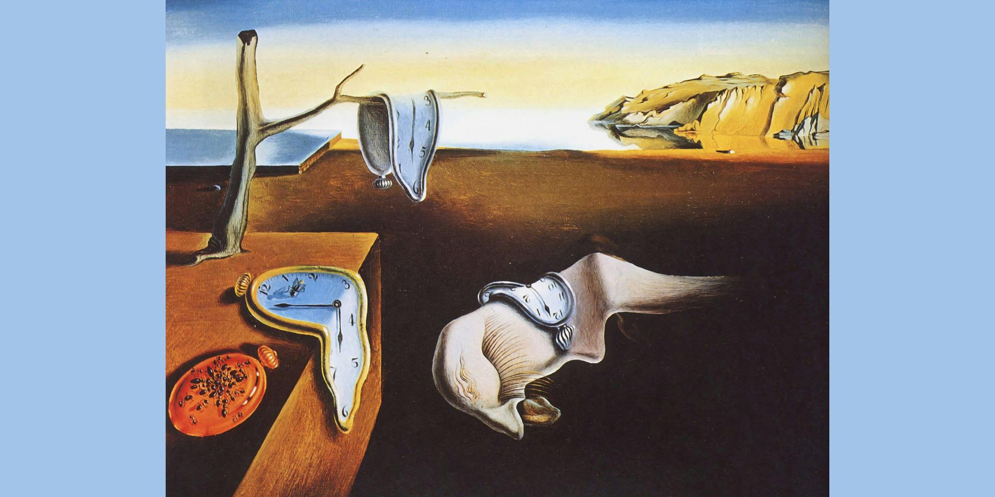Photo de l'œuvre "La persistance de la mémoire"