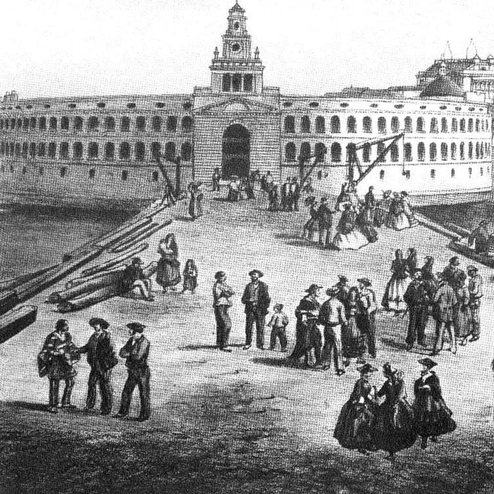 View of Buenos Aires. Louis Le Breton (c.1860)