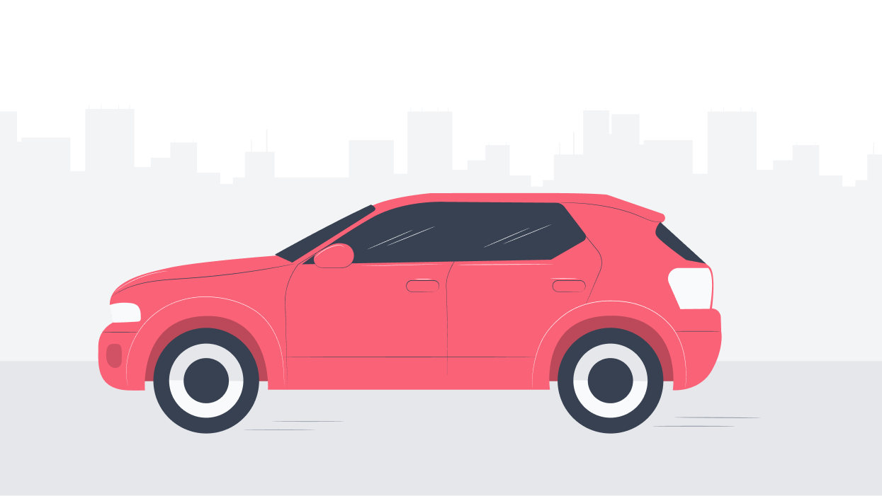 Ember red car illustrated for article on claiming capital allowances on cars