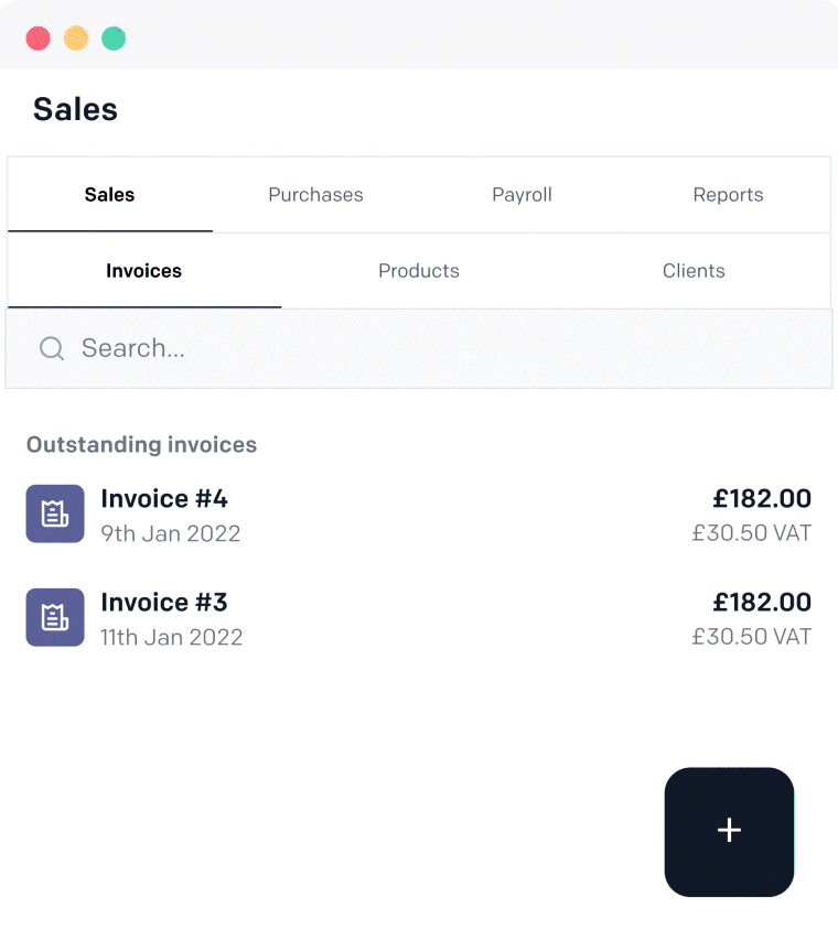 Invoicing