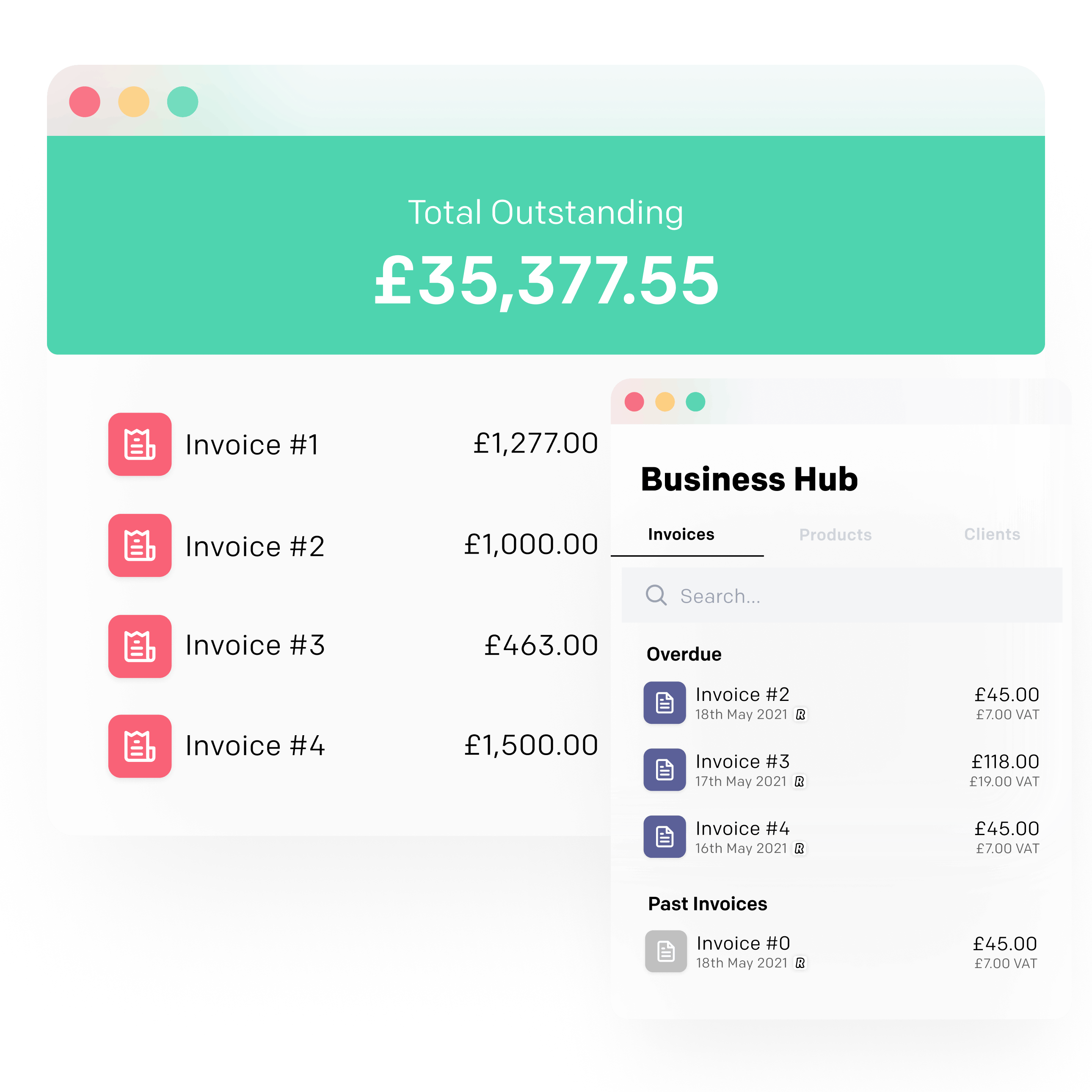 Our invoice tracker keeping you on top of your cashflow