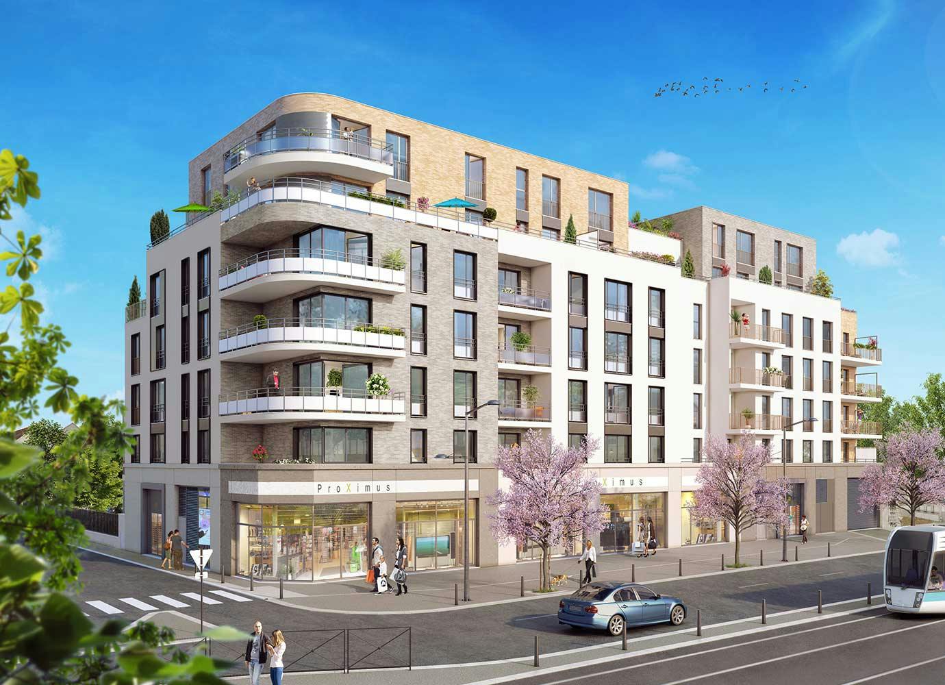 Appartement neuf du programme immobilier "Les Terrasses d'Aragon" à Villejuif