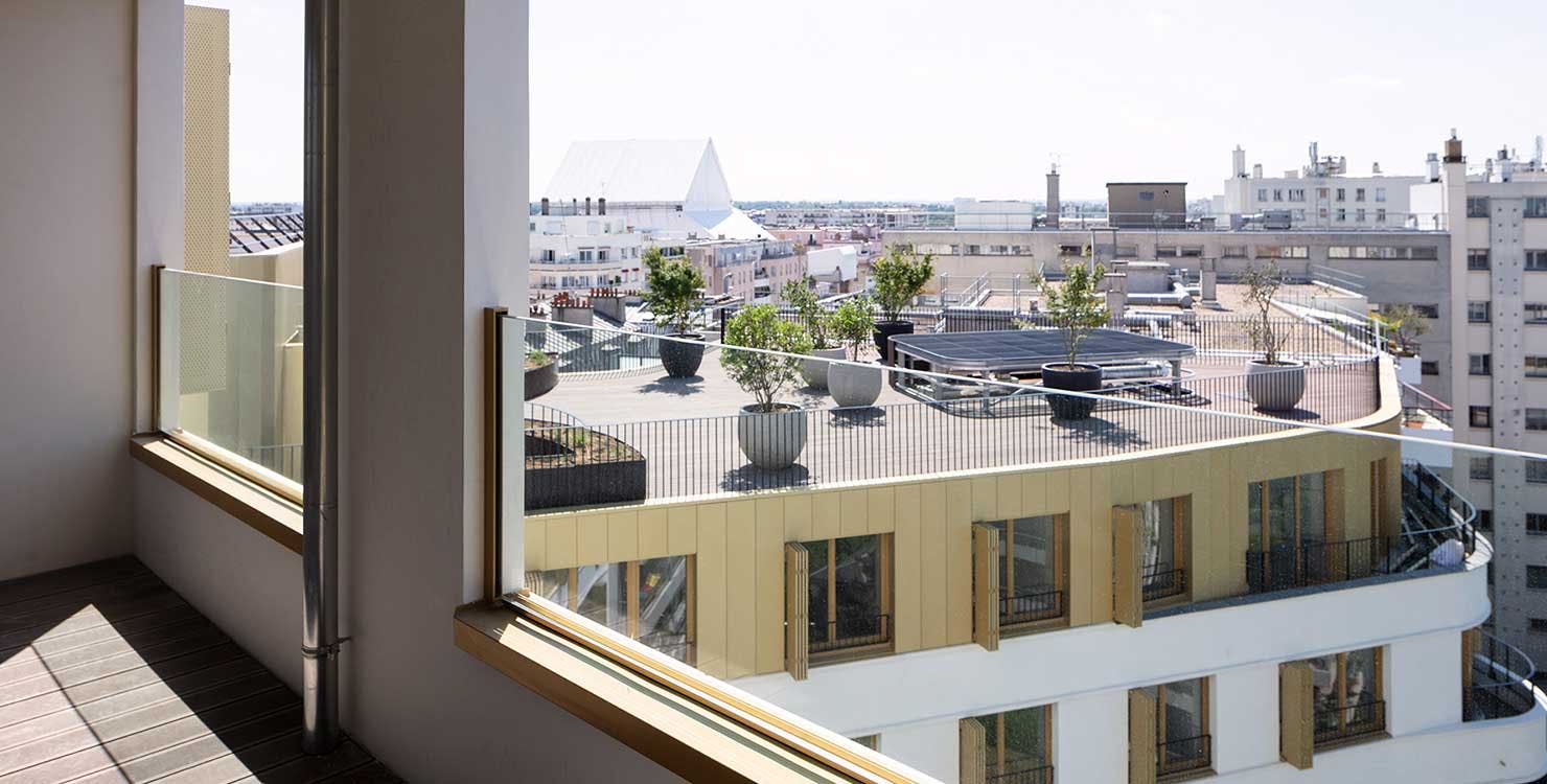 Vue d'un appartement du programme immobilier neuf " Place Félix Eboué" à Paris 12