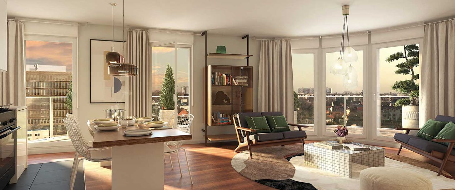 Appartement neuf Emerige du programme immobilier Saison 2 - Quartier Paul Hochart à L'Haÿ-les-Roses