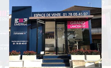 Espace de vente du promoteur immobilier Emerige à L'Haÿ-les-Roses