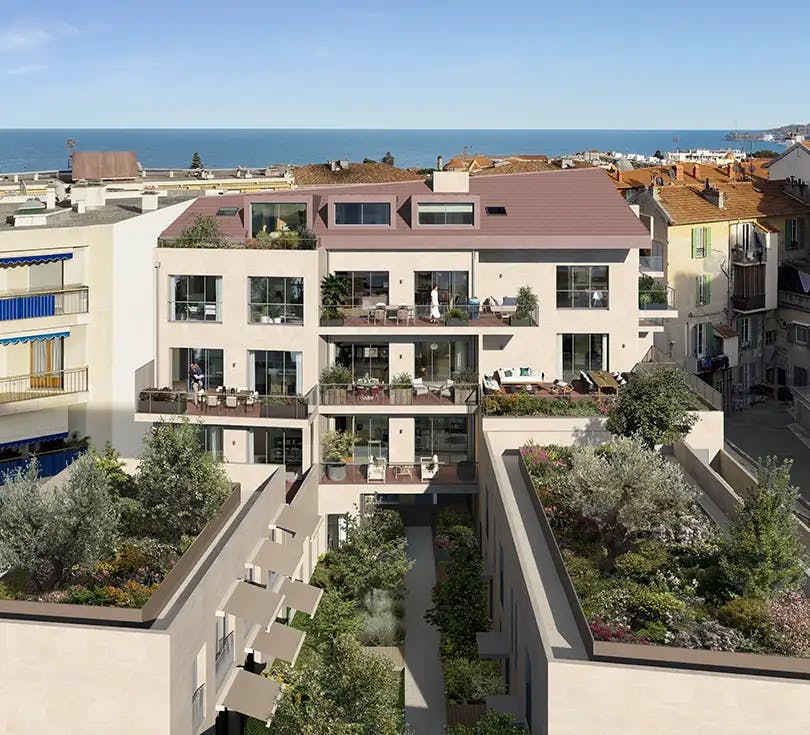 Espaces verts du programme immobilier neuf à Beaulieu-sur-Mer